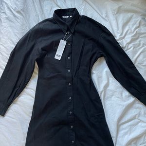 Uniqlo U long denim shirtdress